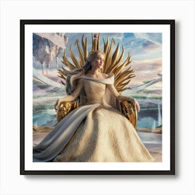 Queen Of The Throne Art Print