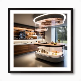 Futuristic Kitchen 2 Art Print