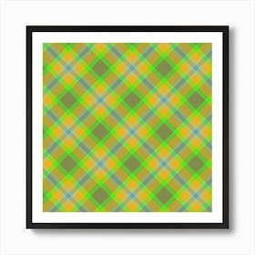 Plaid Fabric 61 Art Print