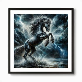 Lightning Horse 32 Art Print