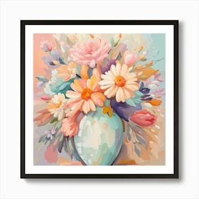 Flowers In A Vase 25 Art Print