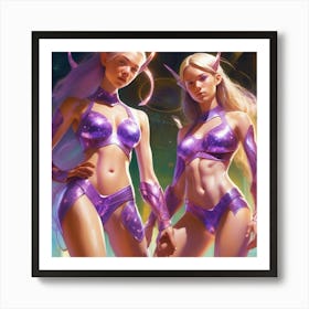 Ethereal Women Art Print