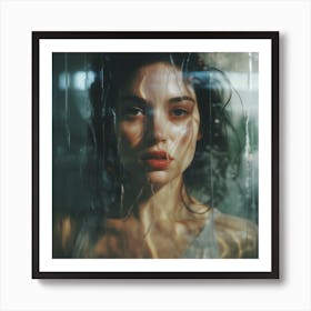 Portrait Of A Young Woman Art Print