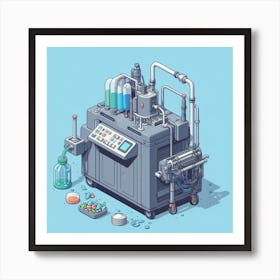 Machine That Makes Medicine Art Print