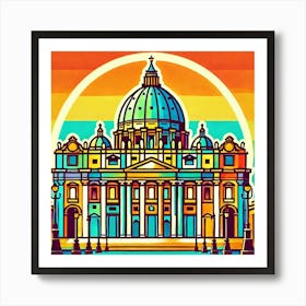 St. Peter’s Basilica 3 Art Print