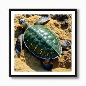 Green Sea Turtle 6 Art Print