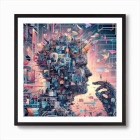 Digital Art Art Print