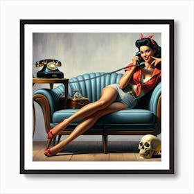 Pin-up#33 Art Print