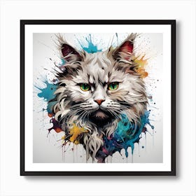 Cat Portrait Art Print