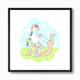 Unicorn Ride Art Print