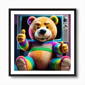 Teddy Bear 3 Art Print