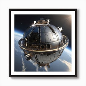 Space Station 104 Art Print