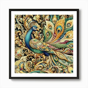 Peacock 16 Art Print