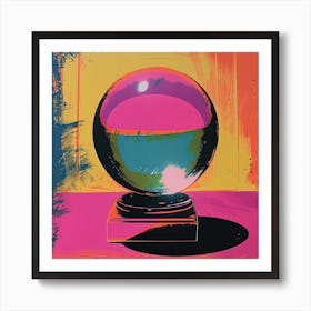 Crystal Ball Pop Art 4 Art Print