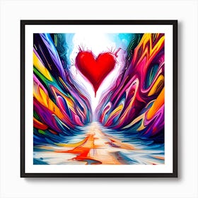 Heart Of Love Art Print