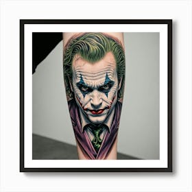 Joker Tattoo 23 Art Print