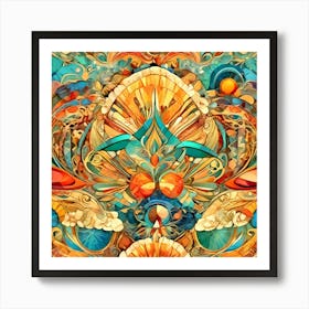 Psychedelic Painting 1 Art Print