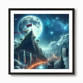 City In The Sky Art Print