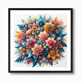 Flowers In A Vase 2 Art Print