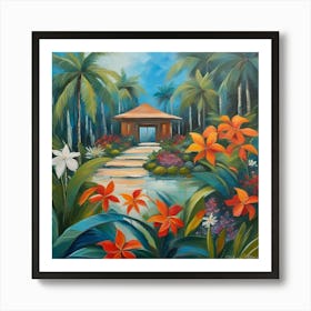 Tropical Garden Affiche