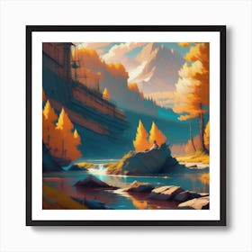 One Fine Morning Art Print