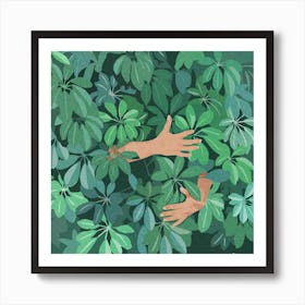 Plant Lover Square Art Print