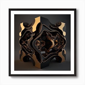 Abstract Cube 1 Art Print