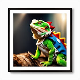 Gaming Dragon Art Print