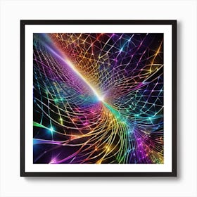 Abstract Fractal Background 2 Art Print