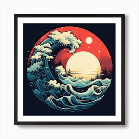 Great Wave Off Kanagawa 1 Art Print