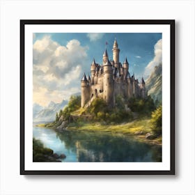 Fairytale Castle 20 Art Print