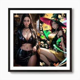 Witches Art Print