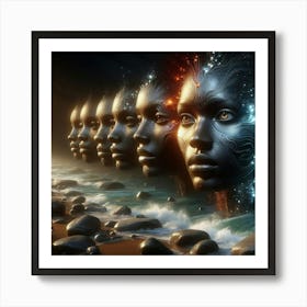 Ethereal Women Art Print