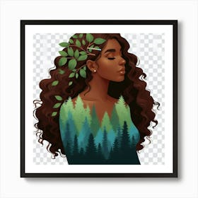 Woman’s Earth Art Print