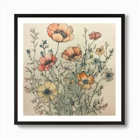 Poppies Art Print