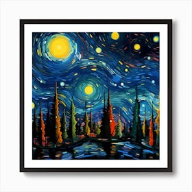 Starry Night 27 Art Print