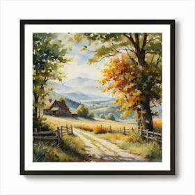 Country Road 10 Art Print