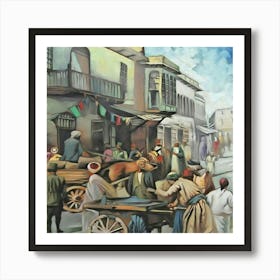 Street Scene Art Print