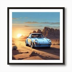 Porsche 911 4 Art Print