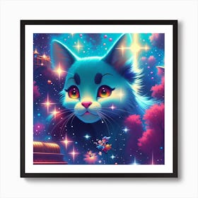 Cat In Space 1 Art Print