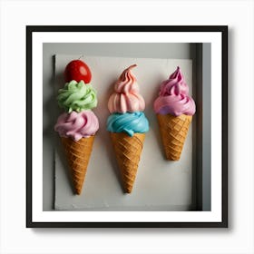 Default Create Unique Design Of Ice Cream Store Wall Art 1 Art Print