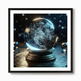 Astrology Crystal Ball Art Print