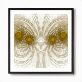 Fractal Fantasy Background Pattern Art Print