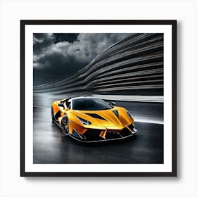 Lamborghini Huracan 22 Art Print