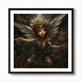 Angel Of The Forest Art Print