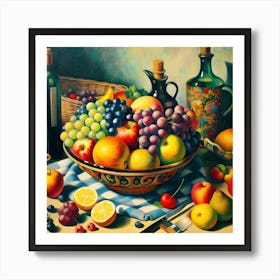 Fruit Bowl Art Print