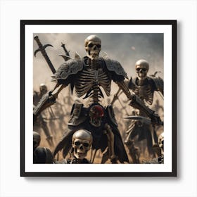 Skeleton Warriors Art Print