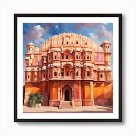 Rajasthan Mahal Art Print