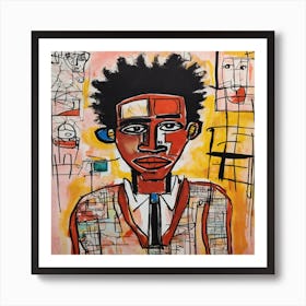 Afro-American Boy Art Print