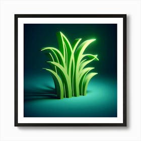 Green Grass Art Print